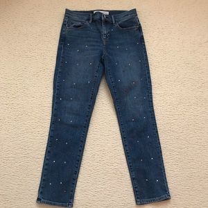 GAP star studded bling Best Girlfriend embellished jeans